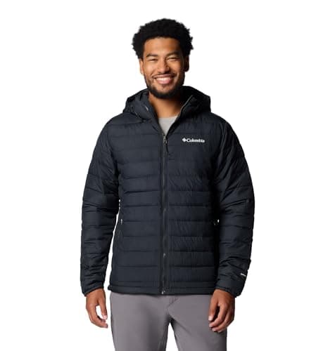 Image of Columbia Men's Hooded Jacket, Powder Lite II