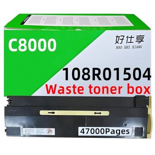 Image of C8000 Waste Cartridge 108R01504 Waste Toner Box Waste Toner Bottle Compatible with Xerox Versalink C8000 C8000DT C8000DTM Color Printer (Waste Toner Box-47000Pages-1Pack)