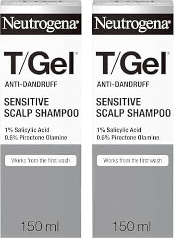 Image of Neutrogena T/Gel Anti-Dandruff Shampoo Sensitive Scalp, 150 Ml (Pack of 2)