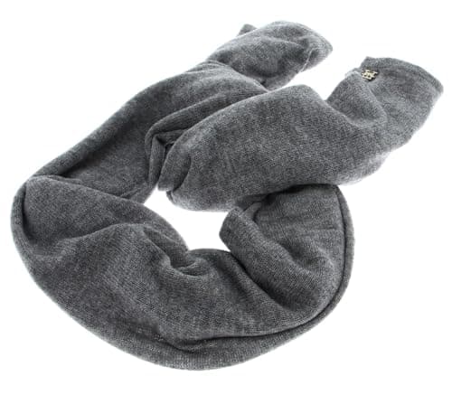 Image of Tommy Hilfiger Cashmere Chic Knit Scarf Medium Grey Heather, Medium Grey Heather, One size