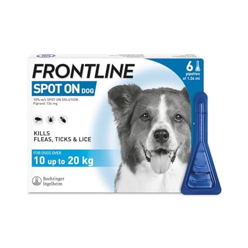 Image of FRONTLINE Spot On Flea & Tick Treatment for Medium Dog (10-20kg) 6 Pipettes