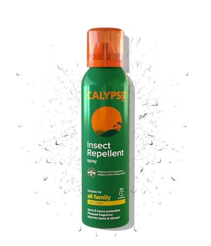 Image of Calypso Insect Repellent Spray Deet Free - up to 5 Hours Protection for the Whole Family - 150ml