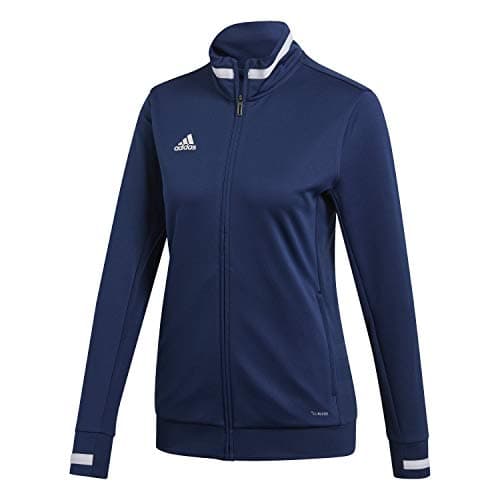 Image of Adidas Women's T19 TRK JKT W Sport Jacket, Team Navy Blue/White, M