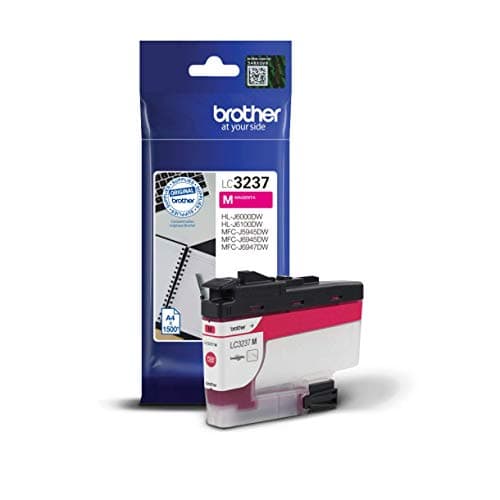 Image of Brother LC-3237M Inkjet Cartridge, Magenta, Single Pack, Super High Yield, Includes 1 x Inkjet Cartridge, Genuine Supplies