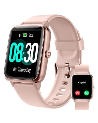 Image of GRV Smart Watch Answer Make Call,Smart Watches for Women Men with Heart Rate/SpO2/Sleep Monitor,Step Calories Counter,Sports Fitness Tracker SMS Notification,IP68 Waterproof for iOS Android Phone