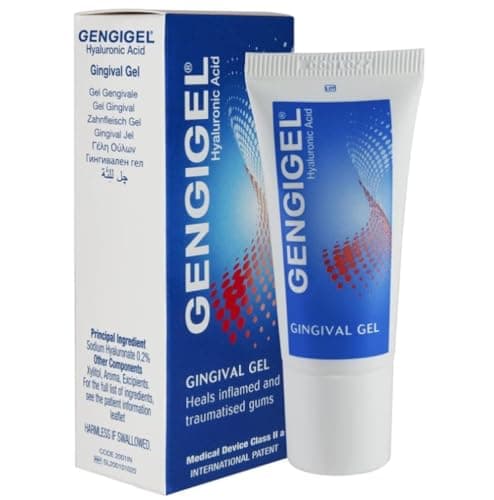 Image of Gengigel Oral Gel 20ml – Hyaluronic Acid Mouth Ulcer Treatment for Adults, Gum Repair & Gum Disease Support, Gel for Mouth Ulcers, Sore & Bleeding Gums