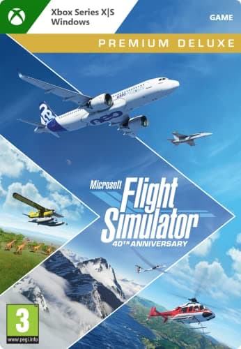 Image of Microsoft Flight Simulator 40th Anniversary - Premium Deluxe Edition | Xbox & Windows 10 - Download Code