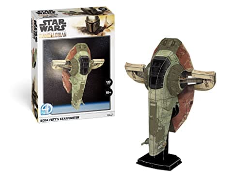 Image of Revell Star Wars The Mandalorian Boba Fett's Gunship Model Kit, 130 Pieces, No Glue Required, Customizable, Ages 8+, Ideal Gift