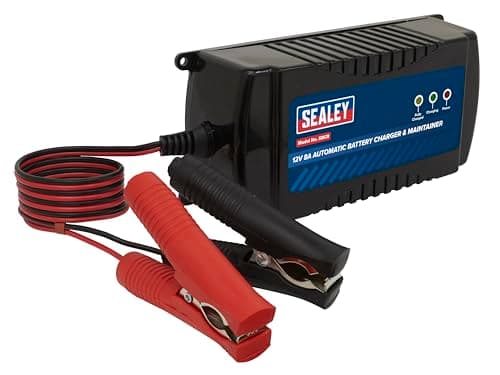 Image of Sealey Automatic Smart Battery Charger & Maintainer 12V 8A - SBC8