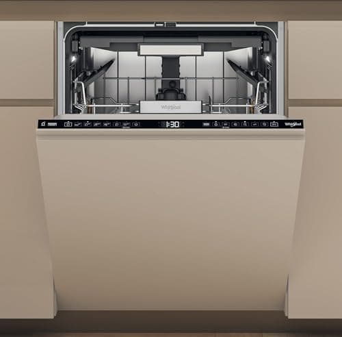 Image of Whirlpool Fully Integrated Standard Dishwasher - Black with Fixed Door Fixing Kit - C Rated
