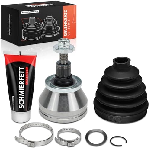 Image of Frankberg Joint Kit Drive Shaft Front Axle Compatible with A3 8L1 1.9L 2000-2003 Cordoba 6L2 1.9L 2002-2009 Ibiza III 6L1 1.9L 2002-2009 Polo 9A 9N 1.9L 2003-2009 Replace# 6Q0498099F