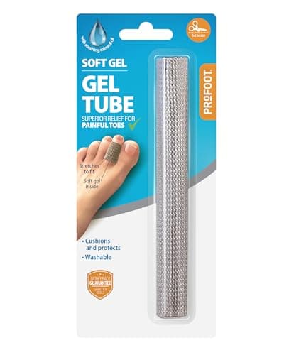 Image of Profoot Gel Tube - Superior Relief for Painful Toes - SoftGel Tube Padding and Protection for Painful Corns, Bunions and Hammer Toe - 15cm, Cut to Size - Washable & Reusable - Finger & Toe Protection