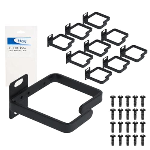 Image of ICC iccmscmpt2 Rack Accessory – Rack Accessory (Black, 10 pc (S), 43.2 mm, 76.2 MM)