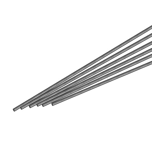 Image of sourcing map Carbon Fiber Rod, 3mm x 500mm for RC Car Airplane DIY Tool Wing Tube Quadcopter Arm, Pack of 10