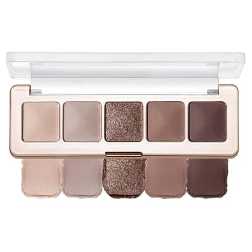 Image of Muorruo Neutral Nude-Brown Eyeshadow Palette, highly pigmented, blendable, long-lasting eyeshadow and contour palette for a gentle everyday glamour makeup for mature eyes, 01