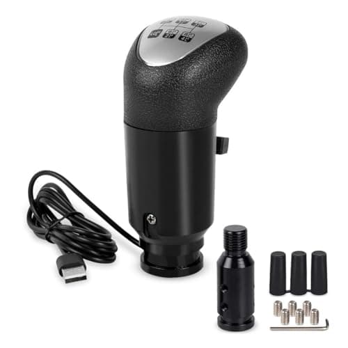 Image of SPORTARC USB Gear Shifter, Racing Joystick, Simulator Knob, 18-Speed Quick Switch, Play for PC ETS2 ATS, Compatible with Logitech G29 G27