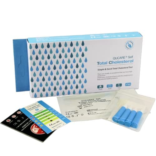 Image of Qucare® Total Cholesterol Test Kit (2 Pack) – Fast, Easy at-Home Cholesterol Testing