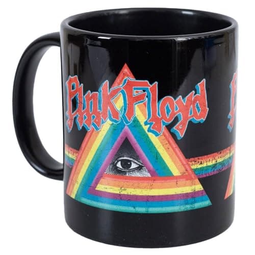 Image of Pink Floyd Providence Logo Mug (One Size) (Black/Multicoloured)