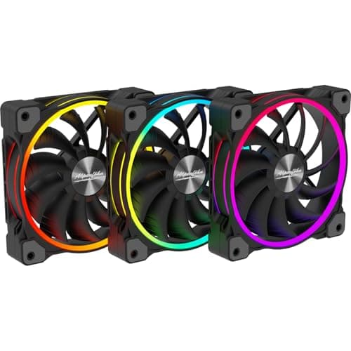 Image of Alpenföhn Wing Boost 3 High Speed ARGB with 1 x 120 mm PWM Fans, Computer Fans, PC Fans with a Maximum of 2200RPM Compatible Cooler PC Case