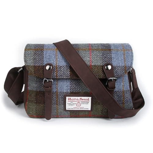 Image of ICObuty Harris Tweed Crossbody Bag Women Small Shoulder Bag with Adjustable Strap, Macleod Plus