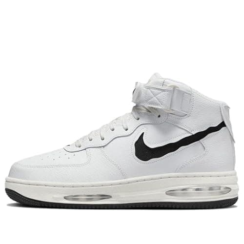 Image of Nike Air Force 1 Mid Evo Men's Shoes (FB1374-101, Summit White/Sail/Black), Summit White/Black/Sail, 10 UK