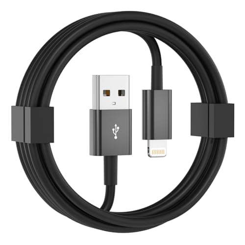 Image of Car Apple Carplay Cable, [Apple MFi Certified] USB A to Lightning Cable Compatible with iPhone 14 13 12 11 Pro Max XR XS X Charger Cord, Car Fast Charging Cable (Black 3ft)
