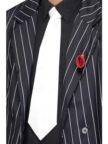 Image of Smiffys Gangster Tie White Halloween