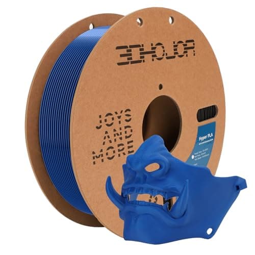 Image of 3DHOJOR 3D Printing Filament high-Speed PLA Filament 1.75mm 300mm/s 1kg Cardboard Spool Dimensional Accuracy +/- 0.03 mm Fit Most 3D FDM Printer-Blue