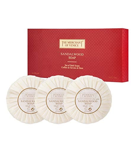 Image of The Merchant of Venice Luxury Sandalwood Trio Soap Set, 100 g