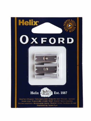 Image of Helix Oxford Double Hole Metal Pencil Sharpener
