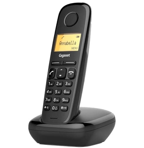 Image of Gigaset A170 - Cordless DECT Telephone - Illuminated Graphic Display - Easy to Use - Simple Installation, Black [UK Version]