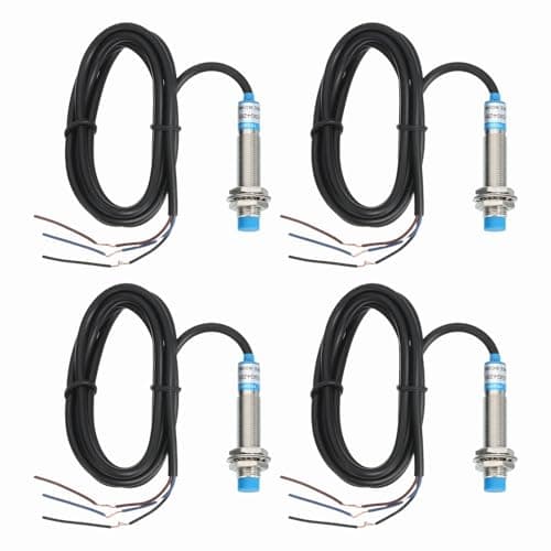 Image of sourcing map 4Pcs Inductive Proximity Sensor,PNP NO M12 DC 6-36V 300mA Proximity Switch Detector Approach Sensor 4mm 3 Wire for Industrial Automation LJ12A3-4-Z/BY