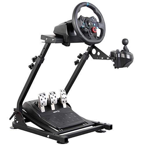 Image of Dshot Racing Wheel Stand (Updated Version) Height and Tilt Adjustable Steering Wheel Stand for Logitech G25, G27, G29, G920 PS4 Xbox T500D Fanatech T3PA TGT Driving Simulator Cockpit