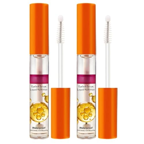 Image of 2-Pack Waterproof Mascara Clear,Mascara & Lash Primer for Sensitive Eyes,Smudge Proof Lengthening Mascaras,Prime Lash Mascaras for Mature Ladies
