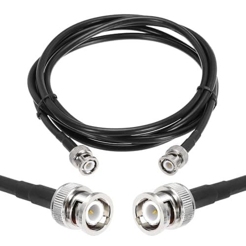 Image of sourcing map 1PCS RG58 Coaxial Cable 6ft/1.8 M, BNC Male to BNC Male Coax Cable 50 Ohm Low Loss Cable for CB Radio, Ham Radio, Antenna Analyzer