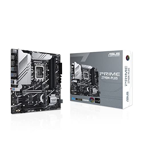 Image of ASUS PRIME Z790M-PLUS Intel Z790 LGA 1700 Micro ATX Motherboard, 3 slo M.2, DDR5, HDMI, USB 3.2 Gen 2 Type-C, Thunderbolt USB4, Aura Sync