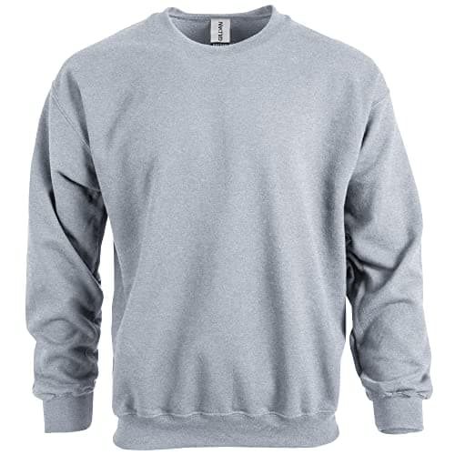 Image of Gildan Adult Fleece Crewneck Sweatshirt, Style G18000, Sport Grey, 5XL