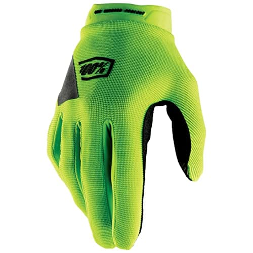 Image of 100% GUANTES Women's Ridecamp Fluo Gloves L, Neon Yellow/Black, L