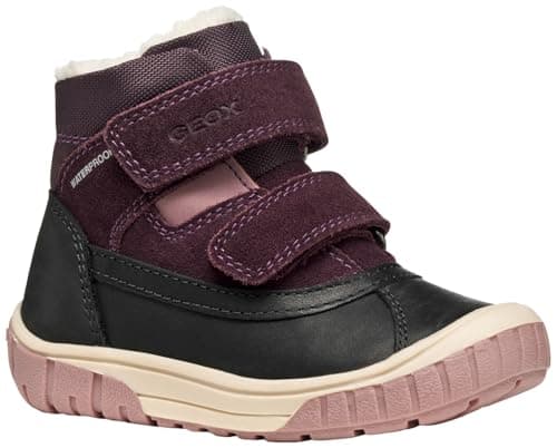 Image of Geox Baby Girls Bomargirlwpf Ankle Boot, Black, 7 UK Child
