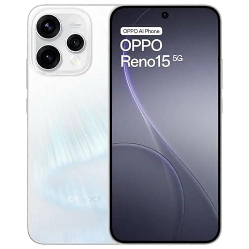 Image of OPPO Reno15 5G CPH2825 512GB Storage 12GB RAM Android 16 Factory Unlocked Smartphone (Aurora White)