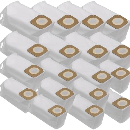 Image of FIND A SPARE Pack of 15 White Dust Bags For Gtech HyLite Series Vacuum Cleaner