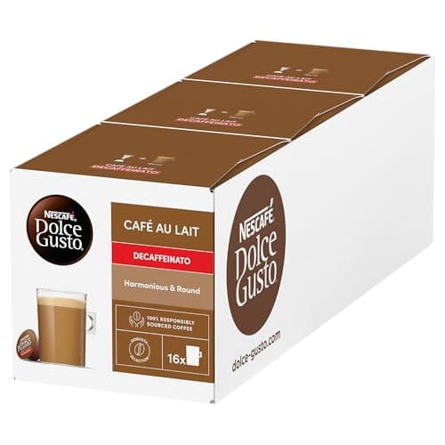 Image of NESCAFÉ DOLCE GUSTO Café Au Lait Decaf Coffee Pods (48 Servings)