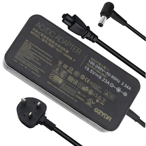 Image of 180W 19.5V 9.23A AC Charger for ASUS Laptop G750JX G750JW G750JM G750JW-DB71 GL502 GL502VT GL502VS GL502VM GL702VM GL702VT ADP-180MB F FA180PM111 Laptop AC Adapter
