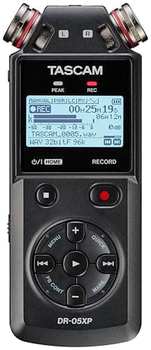 Image of Tascam DR-05XP - 2-Channel 32-Bit Float Portable Handheld Recorder With USB-C Audio Interface