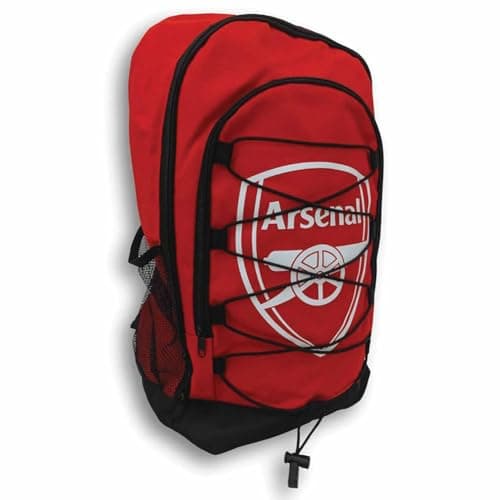Image of FOCO Officially Licensed Arsenal FC Big Logo Bungee Backpack – Official Football Merchandise, School & Travel Bag for Kids & Adults