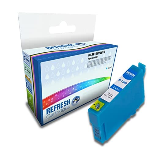 Image of Refresh Cartridges Remanufactured Ink Cartridge Replacement for Epson T1302 / C13T13024010 (Cyan)
