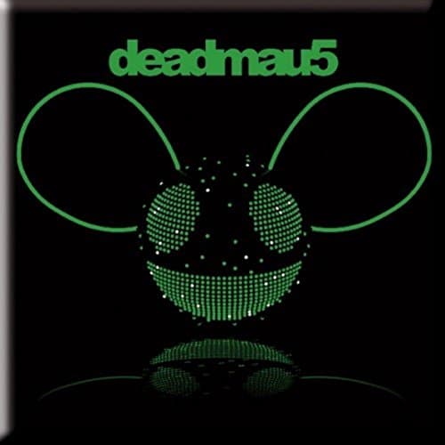 Image of Deadmau5 Fridge Magnet: Green Head