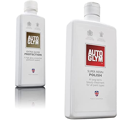 Image of Autoglym Super Resin Polish, 500ml - High Performance Car Polish for Detailing and Maximum Gloss Finish & Extra Gloss Protection 325ml