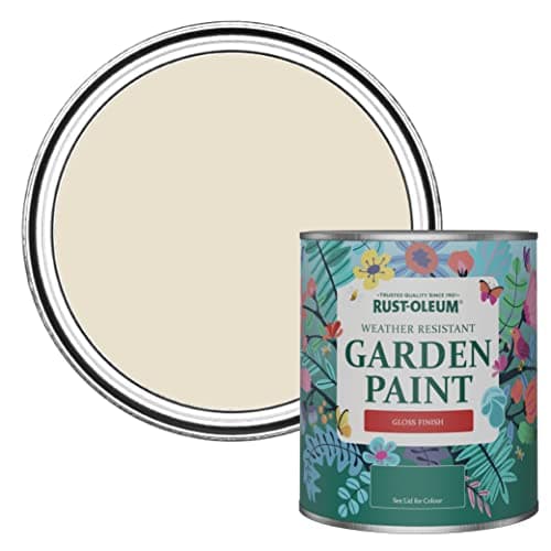 Image of Rust-Oleum Beige Mould-Resistant Garden Paint In Gloss Finish - Longsands 750ml
