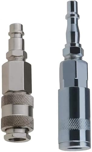 Image of 4 Pcs Air Fitting Convertor Adapter Euro & PCL Air Fitting Conversion Adapters Set 1/4 Inch BSP Male (1/4 inch)